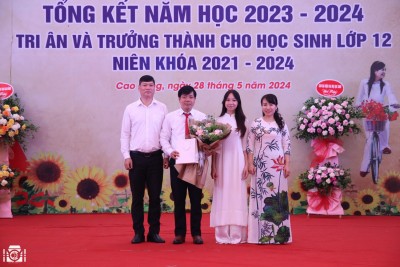 Lễ Tổng Kết năm học 2023-2024 tại trường THPT Chuyên Cao Bằng