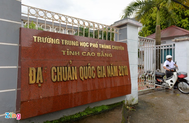 Trường THPT Chuyên Cao Bằng - nơi Hoa hậu Thuỳ Linh từng theo học