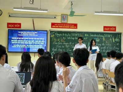 Đổi mới dạy học Hóa học – ứng dụng Công nghệ số và tiếng Anh trong trường học