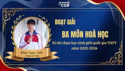 Giải Ba Kỳ thi Học sinh giỏi Quốc gia môn Hóa học – Bước ngoặt của cậu học sinh nghèo vượt khó