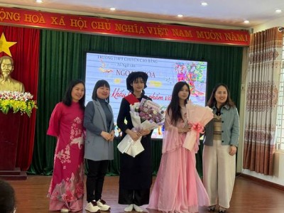 Sân khấu hóa văn học – Hoạt động ngoại khóa sáng tạo của Tổ Ngữ văn  Trường THPT Chuyên Cao Bằng