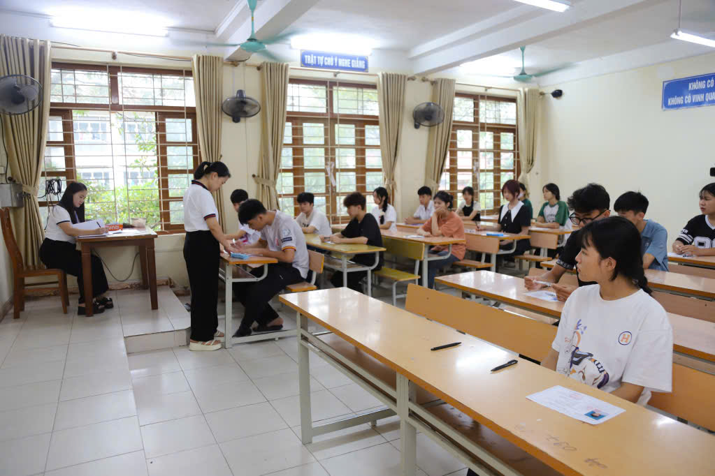 Thí sinh tham dự kỳ tuyển sinh lớp 10 THPT năm học 2025 - 2026.